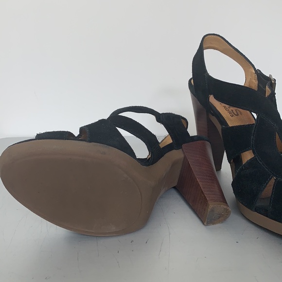 Michael Kors platform stacked open toe sandals - Picture 4 of 6